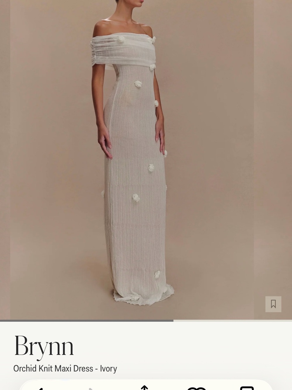 Meshki - Brynn Orchid Knit Maxi Dress. Size S. NWT. - Picture 3 of 10